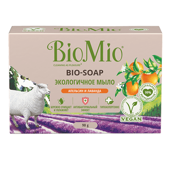 Мыло туалетное BIOMIO 90гр
