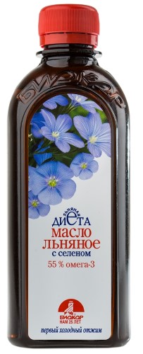 Масло льняное с селеном 250мл
