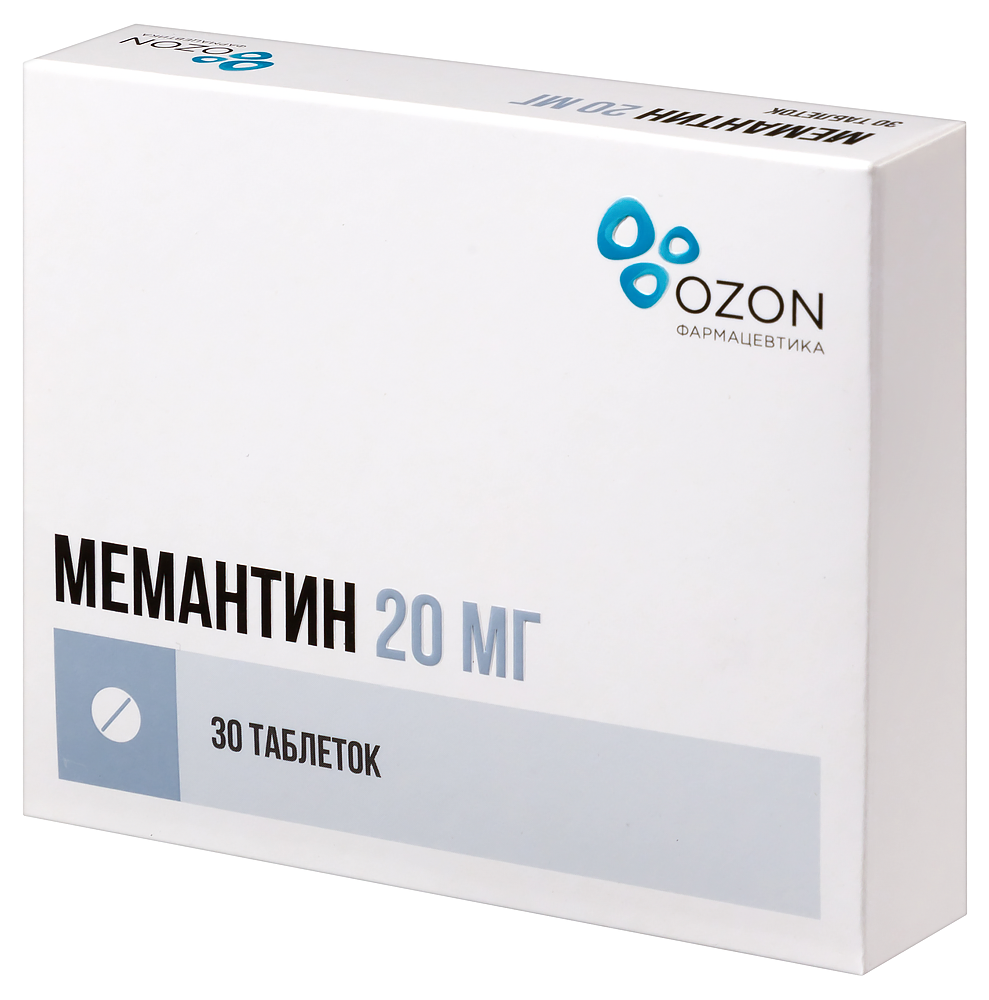 Мемантин 20мг таб №30