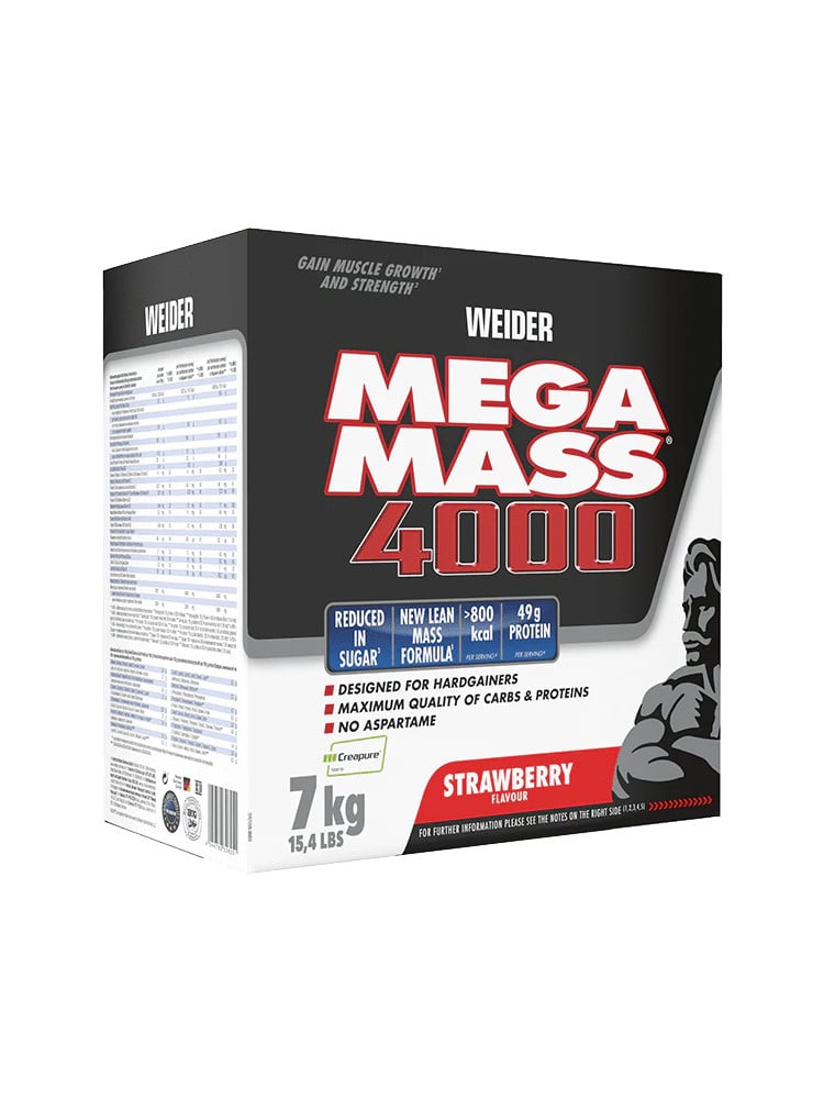 Weider Mega Mass 4000 Клубника 7000г