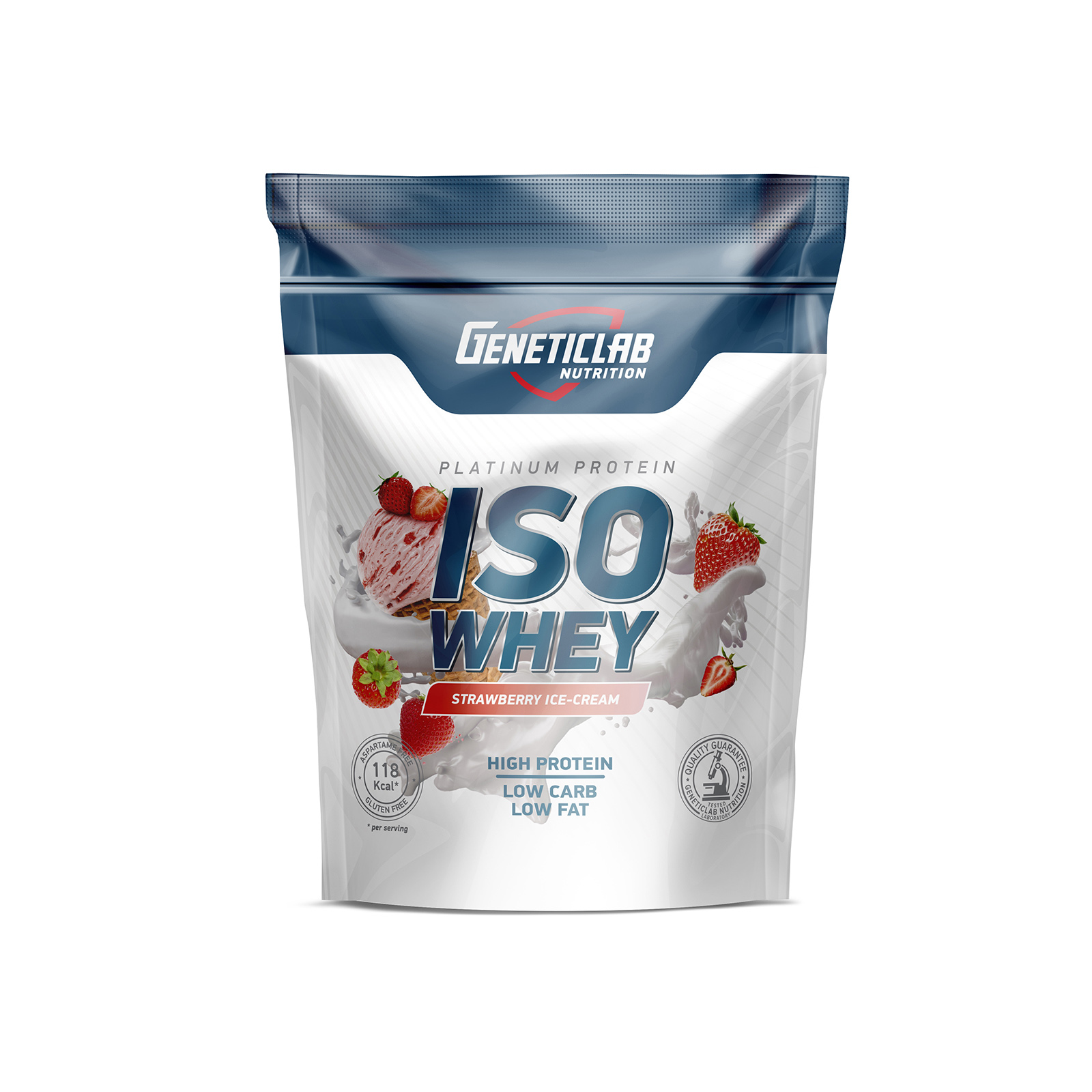 Протеин ISO WHEY 1000г Клубничное мороженое
