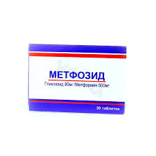 Метфозид 80мг/500мг таб №30