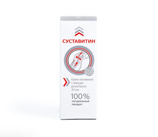 Суставитин крем нативный с вакуум-дозатором 30мл