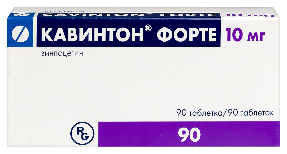 Кавинтон форте таб 10мг №90