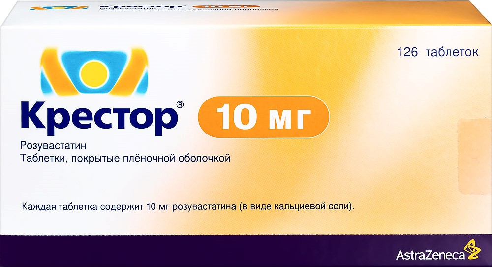 Крестор 10мг таб (Розувастатин) №28