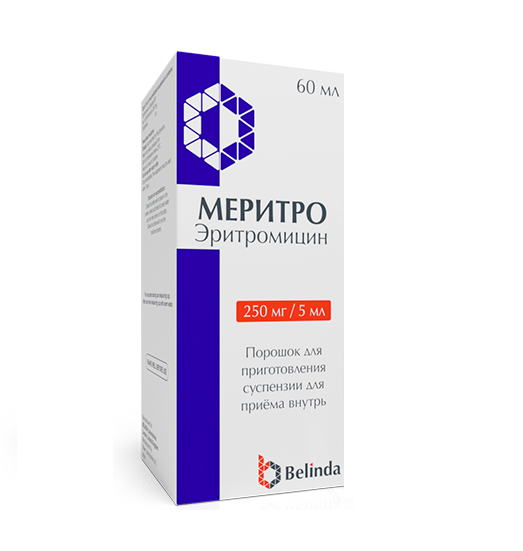 Меритро 250мг/5мл сусп 60мл