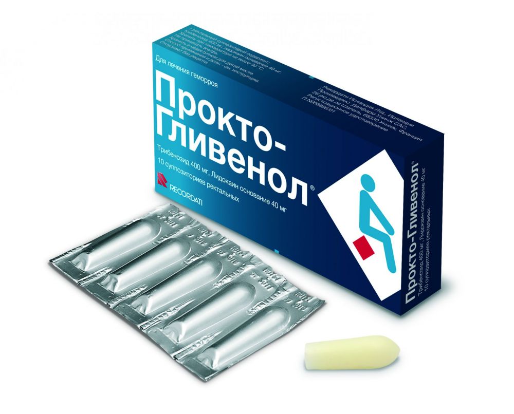 Прокто-гливенол супп №10 Б/п