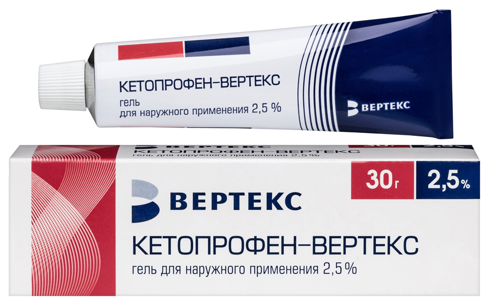 Кетопрофен 2,5% гель 30г