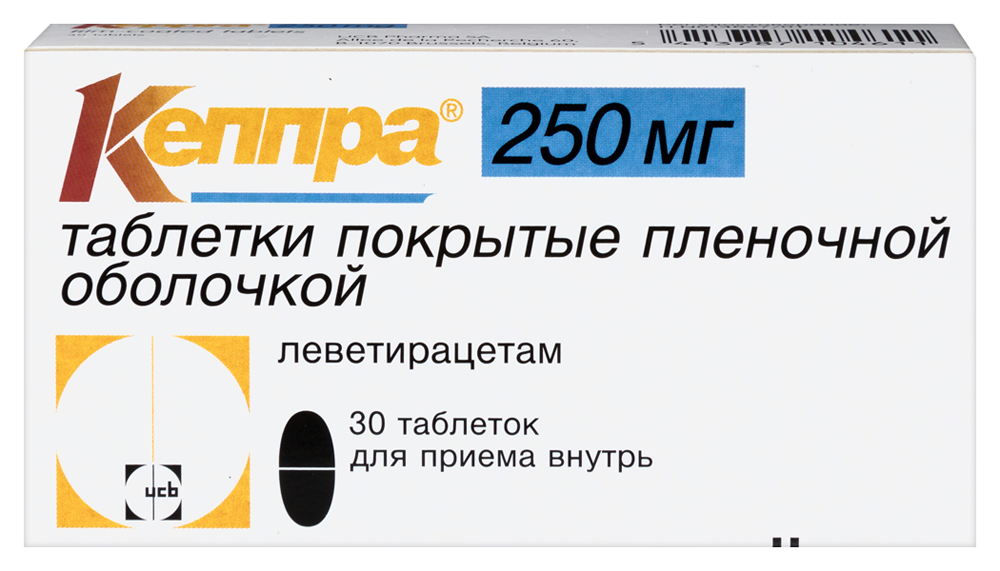Кеппра 250мг таб №30  россия
