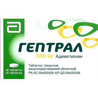 Гептрал 500мг таб №20