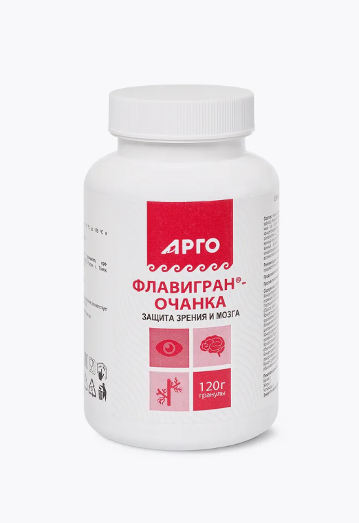 Флавигран очанки гранулы 120г