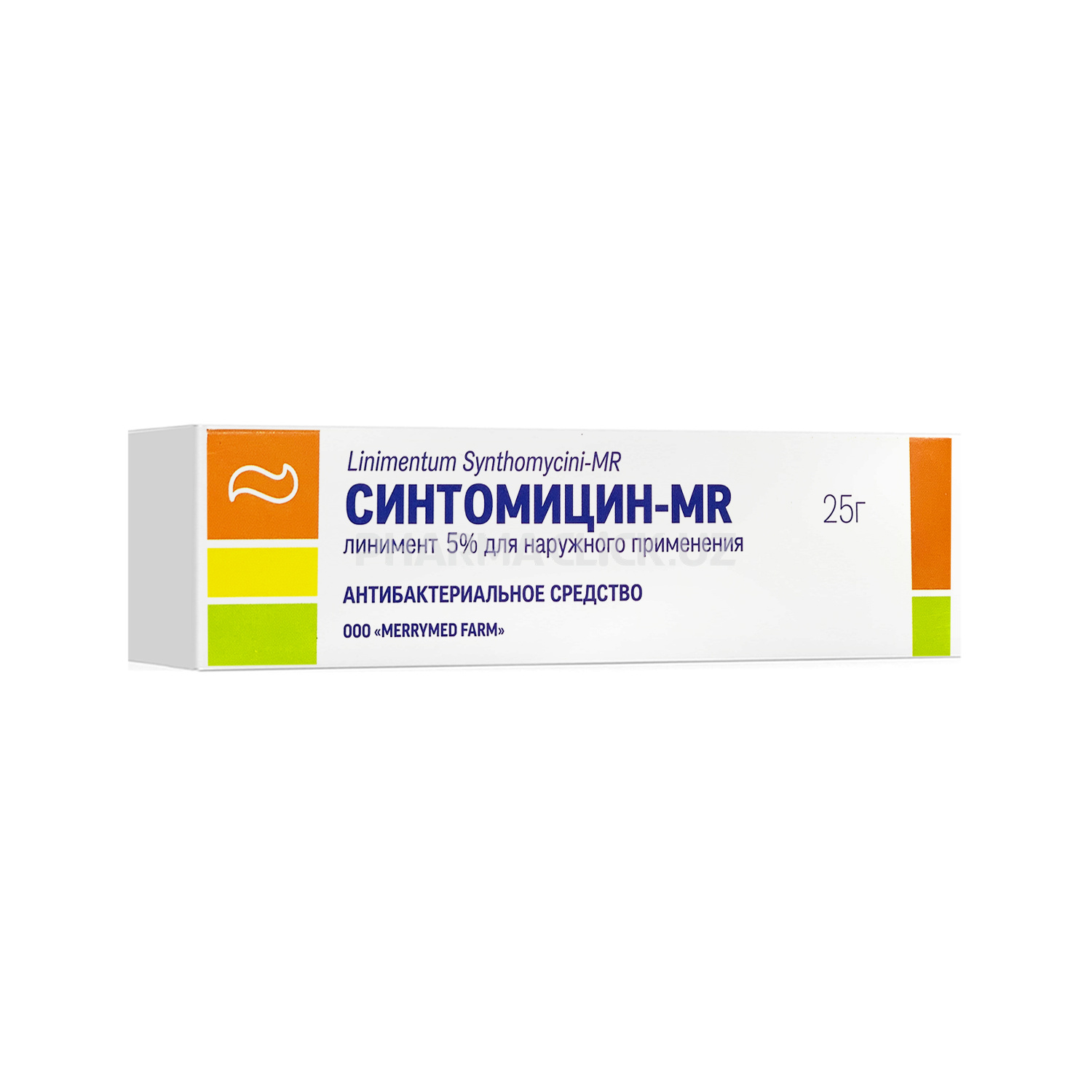 Синтомицин линимент 5% мазь 25г