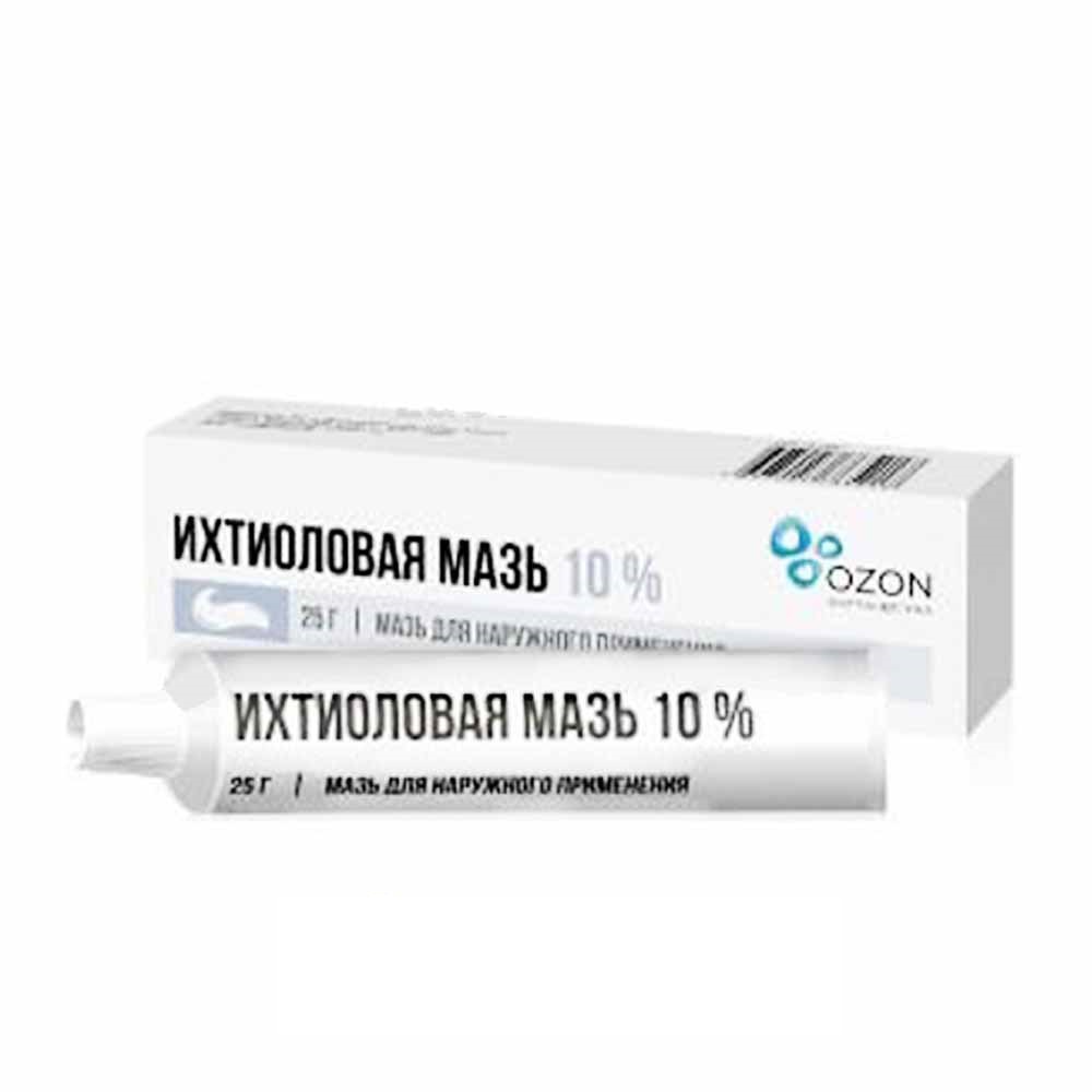 Ихтиол  мазь 25г 10%