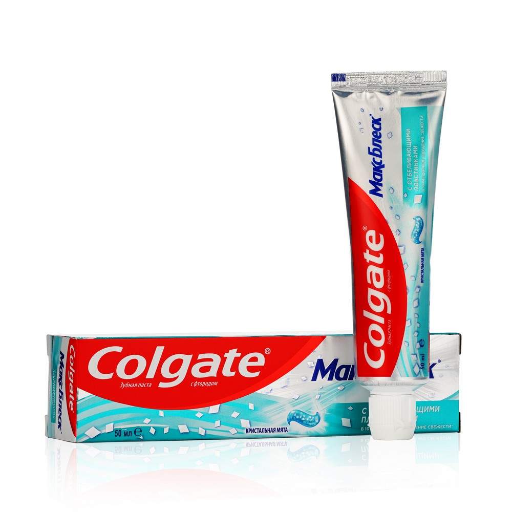 Зубная паста Colgate МаксБлеск Отбеливающая 50мл