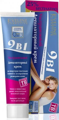 Ультранежный депилятор крем 9в1