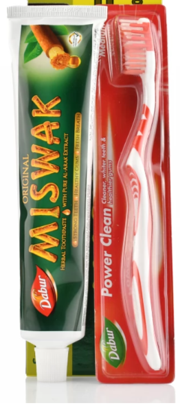 Зубная паста + щётка Miswak