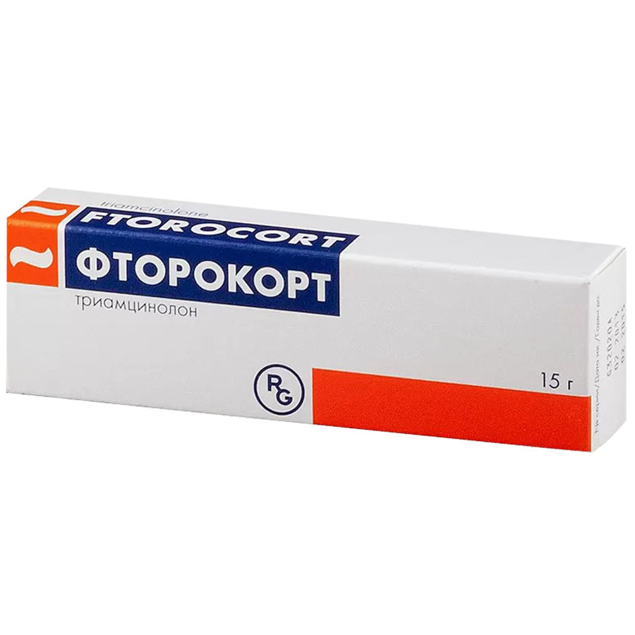 Фторокорт 0,1% мазь 15г