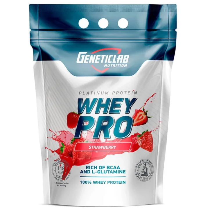Протеин WHEY PRO 2100г Клубника ДС/УП