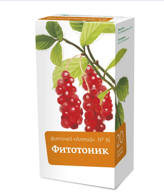 Фиточай алтай №16 фитотоник с лимонник 2,0 n20 ф/п
