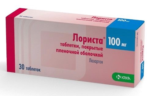 Лориста 100мг таб №30 KRKA (Словения)