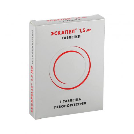Эскапел 1.5мг таб  №1