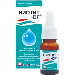 Ниотит-DF ушные капли 10мл