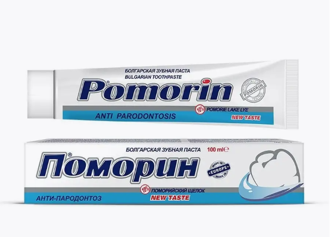 Pomorin antiparodontosis зубная паста без фтора 100,0