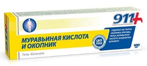 911 Живокость 100мл окопник