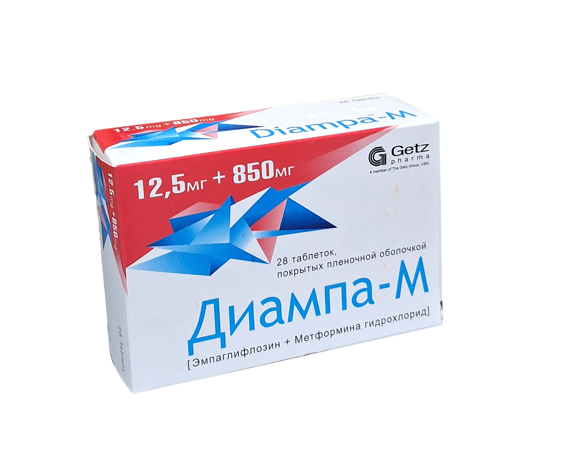 Диампа-М 5мг/1000мг таб №28