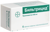 Бильтрицид 600мг таб №6