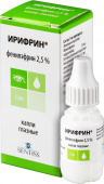 Ирифрин 2,5%  капли глазные  5мл