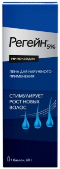 Регейн пена для наружного применения 5% баллон 60г №1 фото в онлайн аптеки Aslpharm